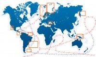 The Great Conveyor Belt and the Laboratory of Paleoceanography study areas