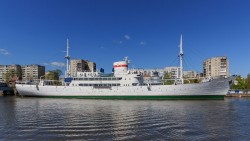 Soviet research vessel Vityaz (1949-1979), currently the main exhibit of the Museum of the World Ocean in Kaliningrad. Витязь