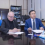 An agreement was signed with the Shandong University of Science and Technology